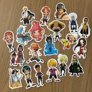 💫FREE with purchase💫 One Piece anime sticker lot